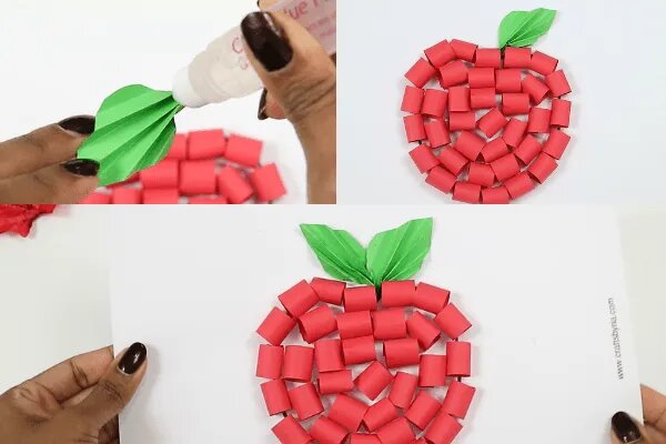Гусеница из яблок своими руками: идеи для поделки в садик